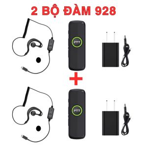 Bộ Đàm Mini Đeo Tai 928 – Liên Lạc Nhanh Pin 2800mAh Âm Thanh Rõ Nét Gọn Nhẹ Dễ Sử Dụng