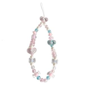 Aesthetic Phone Wrist Strap Beaded Phone Lanyard Bracelet Keychain Phone String Phone Charms Phone Decoration Accessory