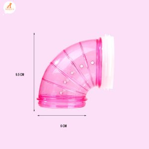Rennas Hamster Tunnel Set 5.5cm Hamster Cage Accessories Connector Small Pet Hamsters Toy For Wheel