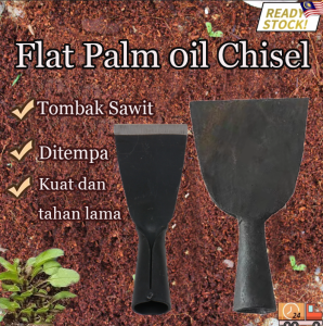4.8 inch Pahat Kelapa sawit/ Chop Kelapa Sawit / Penggali Tanah/ Shovel/ Harvesting Chisel with Handle Pahat Kelapa sawit/ Chop Kelapa Sawit / Flat Palm oil chisel 土壤挖掘器/ 铲子/ 带柄的收割锄
