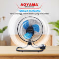 KIPAS ANGIN DUDUK AOYAMA / KIPAS MEJA AOYAMA / DESKFAN 10 INCH BESI 2 IN 1 AOYAMA / KIPAS ANGIN BESI AOYAMA / KIPAS MEJA FULL BESI. 
