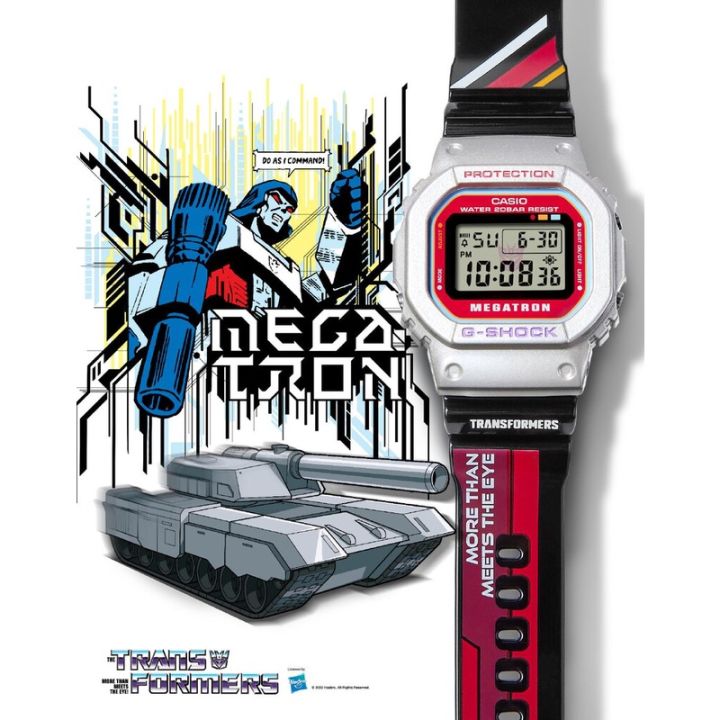 Jam Tangan GShock Pria TRANSFORMERS Back to the 80s Series