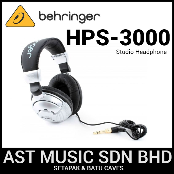 Cuffie Da Studio Behringer HPS3000 - Alta Fedeltà Con Capsula Al Cobalto E Cavo Unilaterale