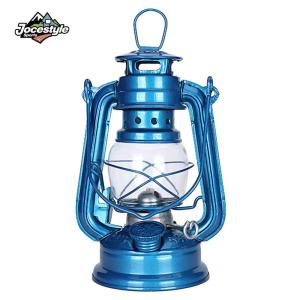 Vintage Fuel Camping Lanterns Metal Kerosene Lantern Oil Burning Lantern with Handle for Camping Home Patio