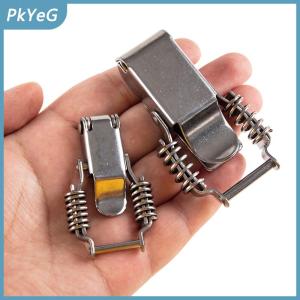 PkYeG Chốt lò xo 304 bằng thép không gỉ khóa Chốt chuyển đổi hộp công cụ bản lề Khóa Vali gỗ phụ kiện phần cứng đồ nội thất