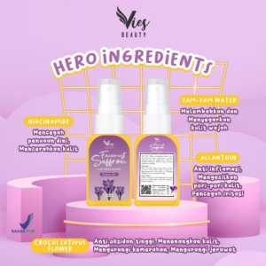 QQ FACEMIST SAFFRON BPOM ORI BY VIES MENCERAHKAN WAJAH DENGAN NIACINAMADE TERMURAH