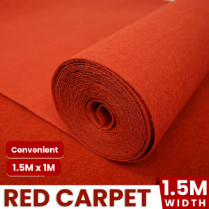 Wide: 1m/2m Length:0.5m~2m House Home and More Red Carpet Aisle Runner