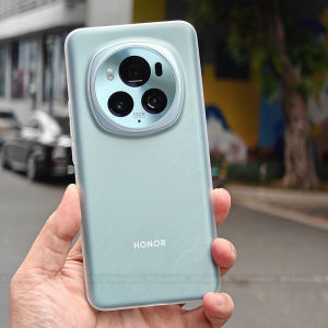 เคสสำหรับ Honor Magic 6 Pro ไม่มีสีเหลืองพลาสติก PP โปร่งแสงเคสครอบโทรศัพท์บางเฉียบ