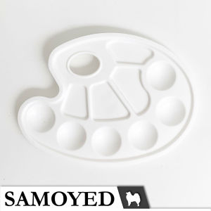 Palet Lukis / Cat / Painting / Painters Palette Oval Samoyed PPLT-P10