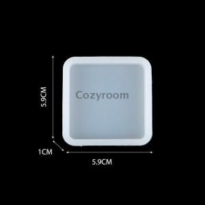 [COD] Cozyroom Square Silicone Casting Epoxy Molds For DIY Resin Tray Coaster Jewelry Moulds