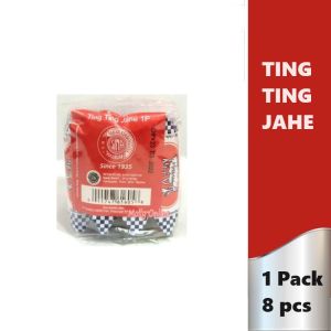 Ting Ting Jahe Tradisional & Herbal Ginger Candy 1 pack x 8 pcs (SG)