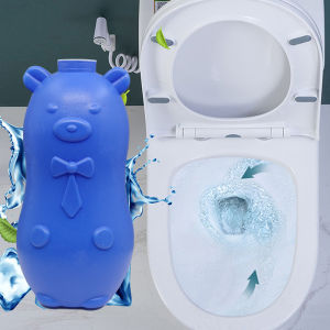 New Cute Bear Blue Bubble Toilet Cleaner Deodorant Toilet Bowl Magic Automatic Detergent