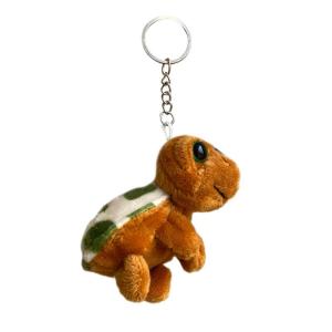 Cartoon Plush Turtle Charm Keychains Sweet Cute Pendant Car Keyring Backpack Decoration Fashion Jewelry for Women Girls