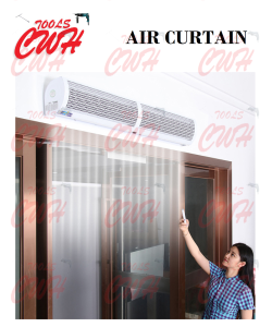 PRC COMMERCIAL AIR DOOR CURTAIN VENTILATOR BLOWER COOLING FAN BLOWING AIR COND CONDITIONER RESTAURANT MALL CONDITIONING AIRCOND CWH TOOLS SDN BHD TRADING GROUP ACSON DEWPOINT KOOLMAN MIDEA DAIKIN KIPAS