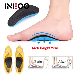 Ineoo 1 cặp EVA đệm gan bàn chân đệm nửa chống đệm trượt thể thao thoải mái đế Tấm lót chân