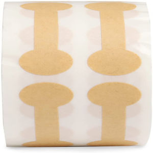 2 Roll Jewelry Price Tags 1000pcs Self Adhesive Blank Jewelry Price Display Price Labels Stickers