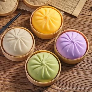 Steamer of Steamed Stuffed Bun Fidget Sensory Toy Autism Special Needs Stress Reliever Stress Soft Squeeze Toy