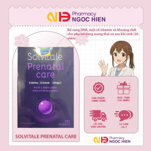 Viên uống Solvitale Prenatal Care - Hỗ Trợ Bổ Sung DHA & Vitamin Cho Bà Bầu (60 viên)