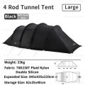 Naturehike 4 rods Cloud Vessel Tunnel Tent With Snow Skirt Big Front Hall Multi person Large Outdoor Camping. 
