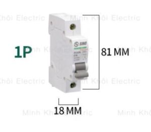 Aptomat Sino Vanlock cầu dao Sino PS45N 1P2P các loại aptomat tép Vanlockcầu dao tự động Sino Vanlockattomatát Vanlock PS45N