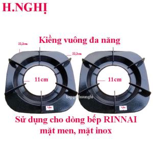 [HCM]Kiềng bếp gas Rinnai mặt inox  mặt men có 2 chốt gài