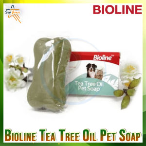 Bioline Tea Tree Oil Pet Soap Dog Soap Cat Soap 100g / Bioline Aloe Vera Pet Soap Anti-Tick & Flea Dog Soap 100g