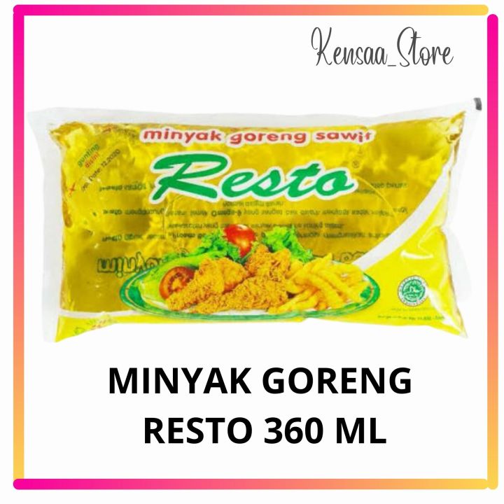 Minyak Goreng Resto Kemasan Pouch Refill 360 ML 180 ML | Lazada Indonesia