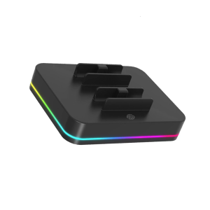 4 in 1 Charging Dock Station for NS2 Small Controllers Intelligent Protections Feature Ambient Lighting Design