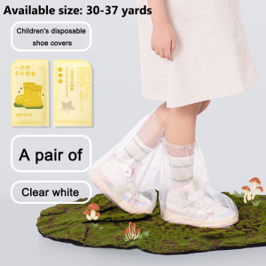 1 Pic Shoe Cover waterproof Anti-slip PVC Plastic Waterproof Rain Shoe Cover Rain Boots Kasut Hujan