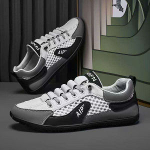 Giày Sneaker Nam AIPP Vải Lưới Thoáng Khí GK02 Giày Thể Thao Nam Kiểu Dáng Thời Trang Thoáng Nhẹ