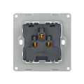 VISWE wall socket 3 pin socket 13amp wall socket 250V,86*86mm plastic panel. 