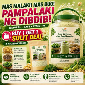 3F Food Kale Soybean Chia Seed Powder | Healthy Weight Support | Plant Protein & Fiber