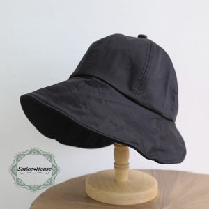 Nón bucket chống nắng vành rộng nữ cách điệu mũ tai bèo vải mùa hè dành cho nữ