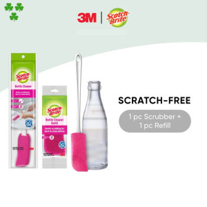 3M™ Scotch-Brite® Glass & Bottle Scrubber Non-Scratch 1 pc/pack For cleaning glass & bottle