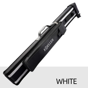 KONLLEN Billiard Carom Cue Case 3 Holes 1 Butt 2 Shafts Cue Case Bag 82cm Length High-end Fabric Durable Billiards Accessories