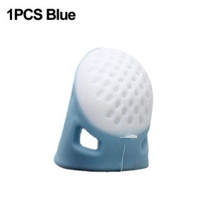 4/1PCS Thimbles Anti-slip Finger Cover Silicone Sewing Finger Tips Hollowed Protector Sleeve DIY Hand Cross-stitch Sewing Tools