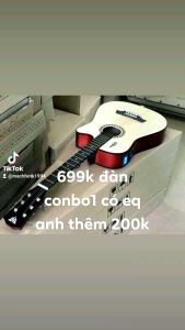 Đàn guitar acoustic T70 giá 1tr50k bản eq kết nối ra loa Đàn T70 size 38 dài 96cm