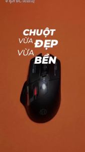 Chuột không dây gaming SIDOTECH INPHIC A9PRO sạc pin bluetooth wirless 3 mode có app 6 nút 1000hz