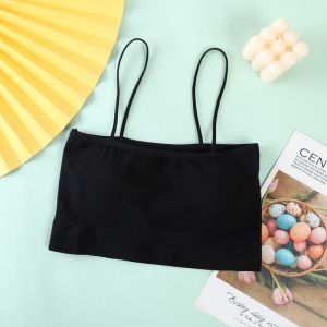 Onefashionmall Tank Top BRA Kemben Singlet Spaghetti Simple Crop Top Tanktop Pakaian Dalam Wanita Termurah BR050