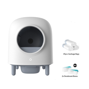 Petree Generation 2 Automatic Self Cleaning Cat Litter Box EnClosed Pet Tray Cat Toilet Smart APP Remote Sand Box Cat Litter Box