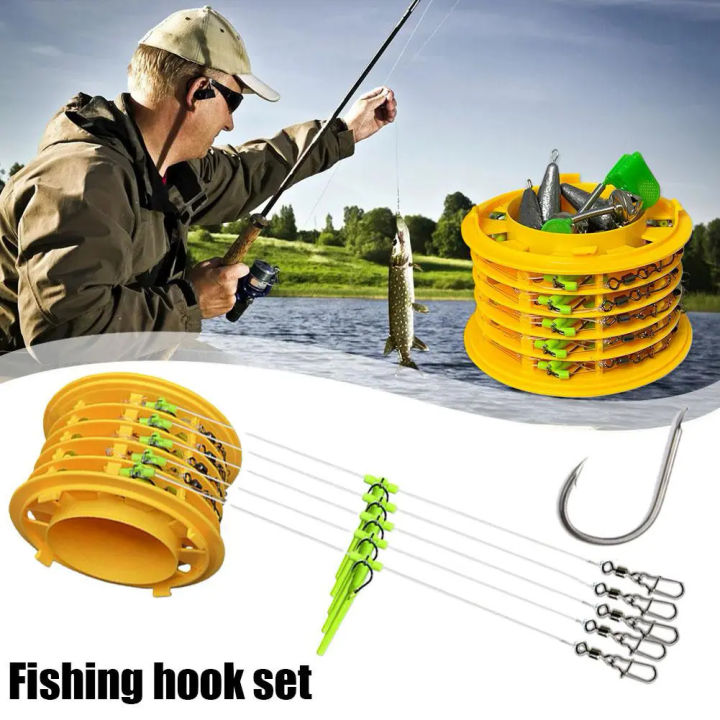 Anti-Tangle Tandem Fishing Hooks with Organizer - 2023 Newest Style Tandem  Hooks, with A Storage Box, No Knots in The Line and Hooks, Fishing