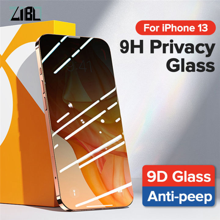 Anti Spy Tempered Glass For iPhone 16 15 14 Plus 13 12 11 Pro Max XR With Dust Free Install Kit Screen Protector Privacy Glass - 202192403