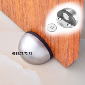 Chặn cửa bán nguyệt chặn cửa nam châm Chặn cửa gắn sàn giúp hạn chế va đập cho cánh cửa an toàn - inox chuẩn rất bền