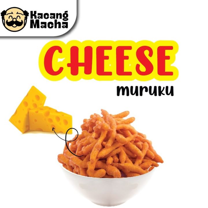 200G / 500G / 1KG Kacang Macha HALAL Muruku - Cheese Flavour | Lazada