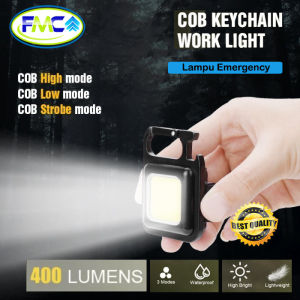 Lampu Emergency Camping Led Lampu Gantungan Tas Rancel COB Senter Super Terang Anti Air Waterproof