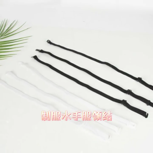 Adjustable Extension Strap Belt Suitable for Most Types of BowTies Set of 10 Modern Black Elastic Strap for BowTie