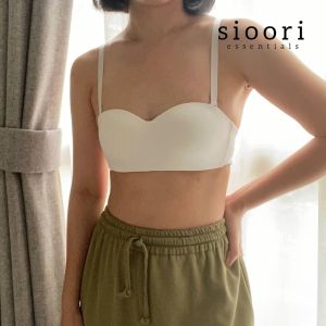 Sioori Aeri Bra Tanpa Tali Tanpa Kawat BH Seamless Strapless Bra Beha Anti Melorot
