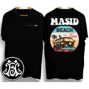 MASID CLOTHING V1-V23 V2 Time You Enjoy Wasting Is Not Wasted Time by Geo Ong - All Good in the Hood (AGITH) Fashion fo man woman oversized Tshirts black and white T-shirt High Quality Tops shirts back Tee