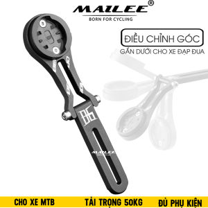 Giá đỡ đồng hồ xe đạp hợp kim nhôm BG-2122 gắn dưới tay lái xe đạp đua/xe đạp đường trường điều chỉnh góc linh hoạt - Mai Lee