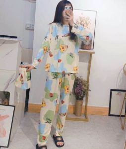 NC COD pp piyama fashion wanita / Piyama Import PP / stelan wanita / baju tidur wanita / Piyama Dewasa / Baju Santai Celana Panjang / Setelan Lengan Panjang